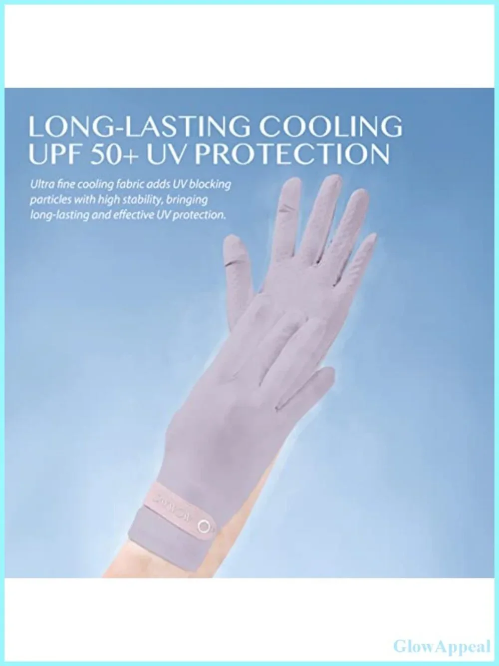 UPF 50+ Sun Gloves Women UV Protection Touchscreen Full Finger Driving Golf